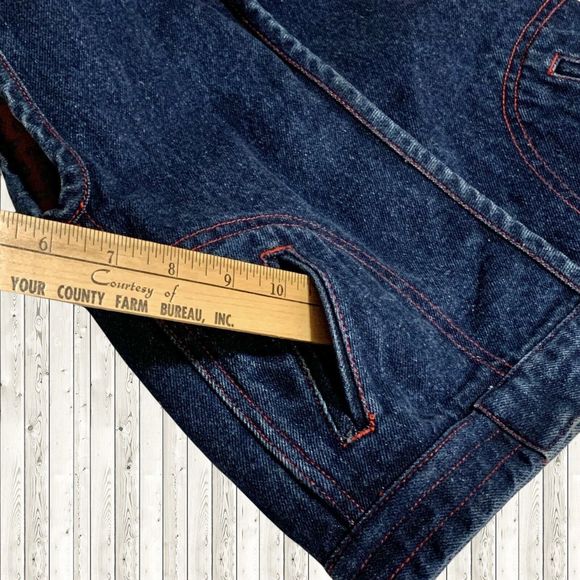 Vintage 1980's GIRLS KIDS Size 6X JORDACHE 2 Piece Jeans Vest Outfit Horse Head - Picture 6 of 12